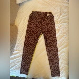 Balance Athletica Brown Leopard Print Leggings